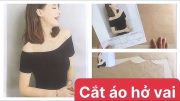 Day cat may/ áo cotton hở vai/off-the-shoulder cotton shirt