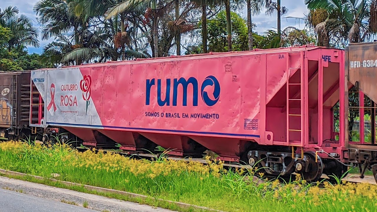 Vagão Outubro Rosa! Trem Rumo 5 YouTube Vagão Outubro Rosa! Trem Rumo 5 YouTube