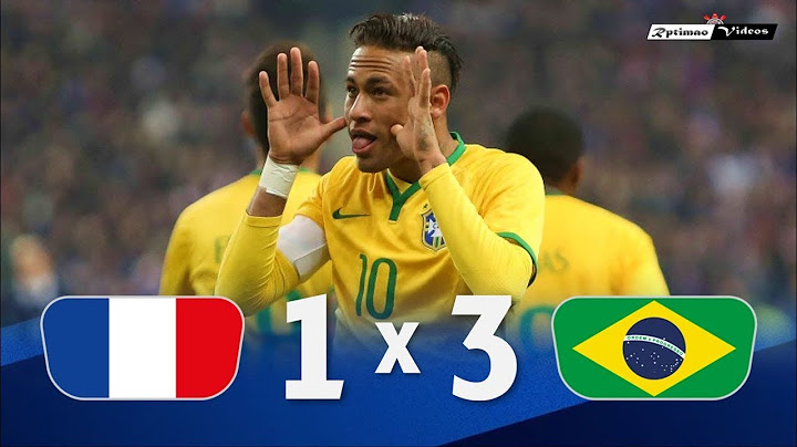 França 1 x 3 Brasil ● Benzema x Neymar ● 2015