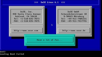 Suse Linux 6.1 gui tour