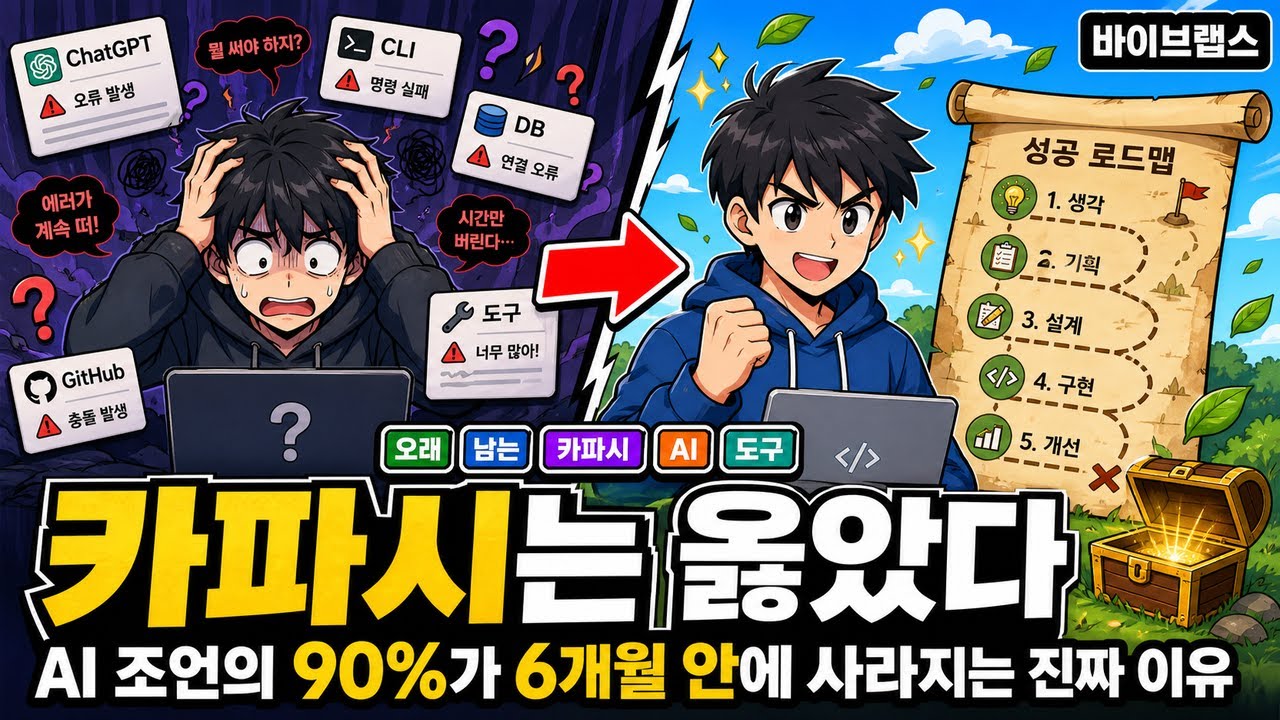 카파시는 옳았다 — AI 조언의 90%가 6개월 안에 사라지는 진짜 이유 thumbnail