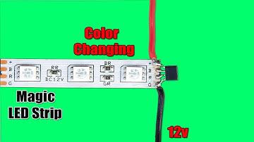 Color Changing Magic RGB LED Strip Circuit