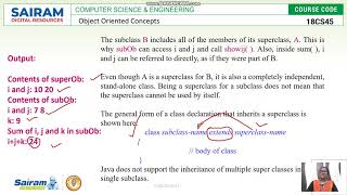 Lecturevideo_18CS45_ _  Module3_Inheritance Basics - C.Valarmathi
