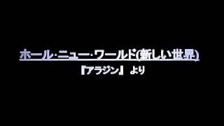 石井一孝 麻生かほ里 ホール ニュー ワールド 新しい世界 歌詞 動画視聴 歌ネット