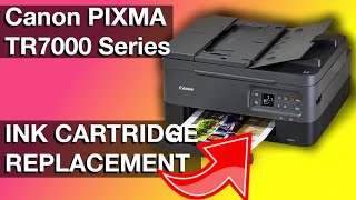 Replacing Ink Cartridges on Canon PIXMA Printer TR7000 series (How to instructions) by MegaSafetyFirst 202 views 9 days ago 3 minutes, 45 seconds
