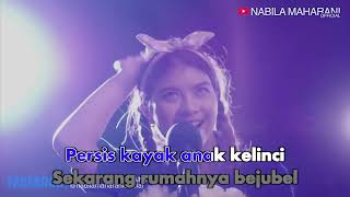 Download Lagu Nabila Maharani - Gang Kelinci (Karaoke Video) | No Vocal MP3