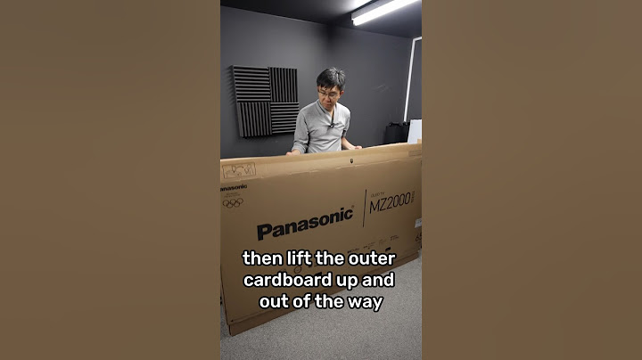 How to Unbox Big TV by Yourself