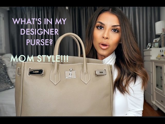 WHAT'S IN MY NEW DESIGNER PURSE? MOM STYLE!!!