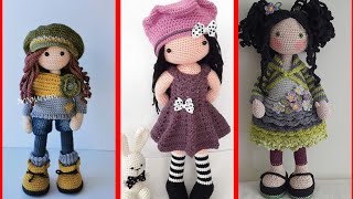 50 creative Crochet doll ideas ||DIY amigurumi design || knit doll #easypaperart #crochet #amigurumi