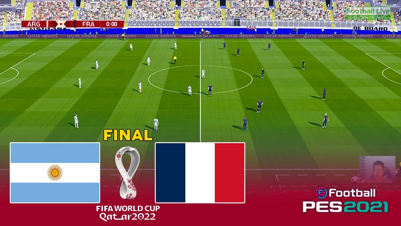 Argentina vs France FIFA World Cup Qatar 2022 Watch Along and eFootball21 Gameplay