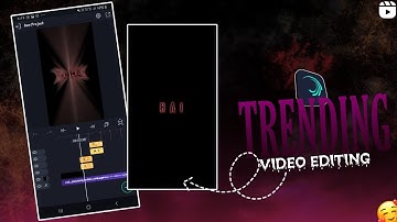 New Viral Zoom Blur Black Screen Lyrics Video Editing | Alight Motion Video Editing |