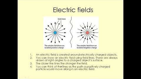 Electric charges and electrical fields