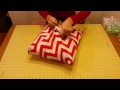 Fabric Wrapping - No sew Pillow Sham