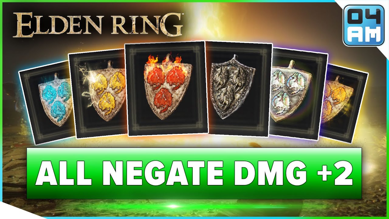 Elden Ring All BEST +2 Damage Negation Amulet Locations Boost