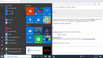 How to install R and R Commander on Windows