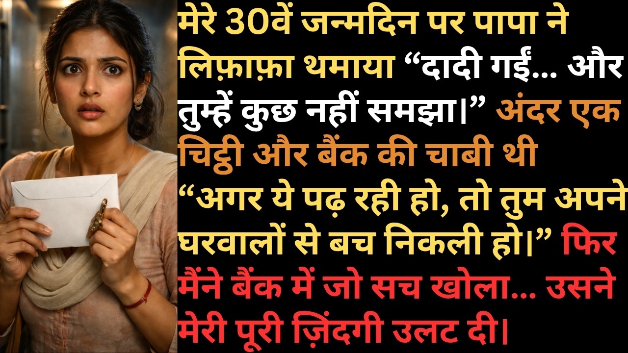 पापा ने कहा “दादी मुझे शर्म से गईं”… बैंक की चाबी ने पूरा सच खोल दिया!