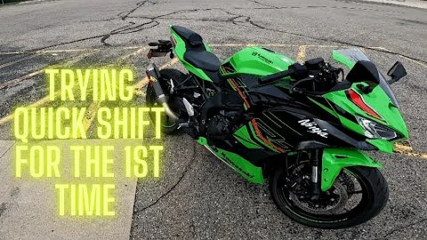 Do you even shift? Trying quick shift on the Ninja zx4rr for the first time