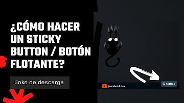 Cómo crear un botón flotante o sticky button en 11 minutos con HTML y CSS