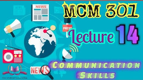 MCM 301 Lecture 14 Short VU Lectures