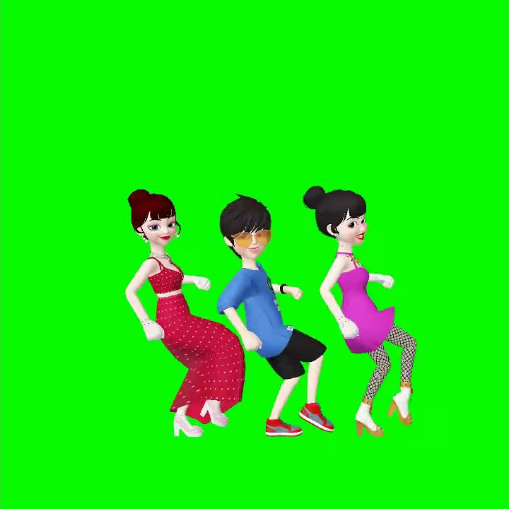 cartoon tiktok dance green screen video#short #dancecover
