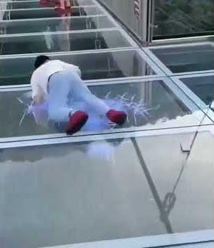 China Glass Bridge Funny Video ever.