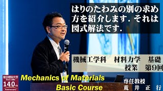 【東京理科大学】第9回　材料力学　授業