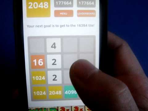 2048 game accomplished 16384