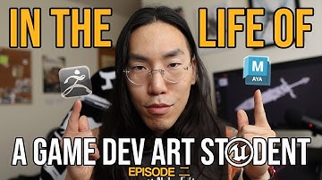 The Life of a Game Design Art Student - Game Artist Dev Log | Episode 2: VR Intensifies