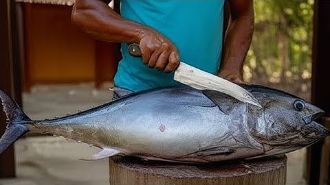 Tuna Cutting Show – Skill & Precision in Real Time