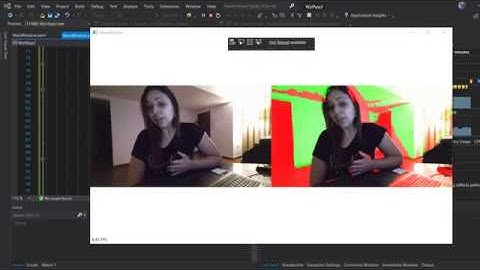First Azure Kinect App–VIDEO- Getting Depth and Color camera