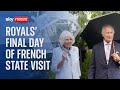King Charles III and Queen Camilla depart Bordeaux by plane