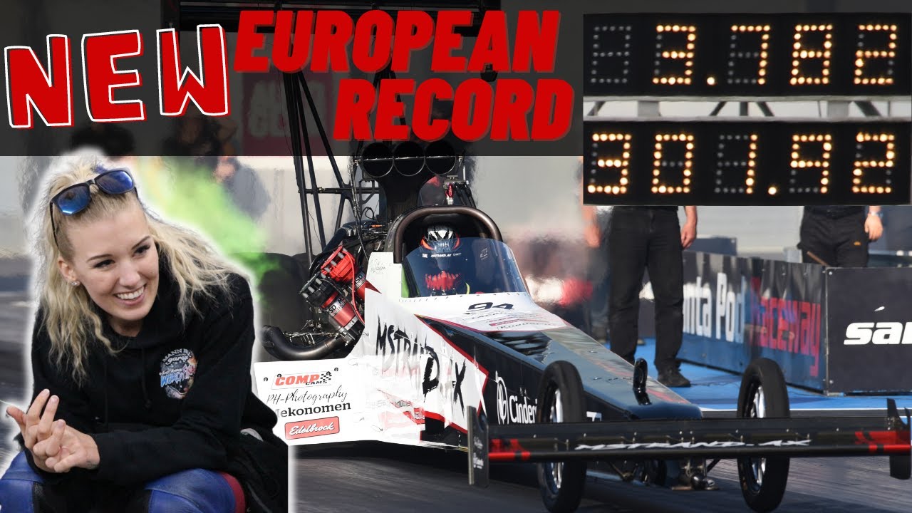 Ida Zetterström first FIA Top Fuel race New European Record YouTube