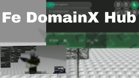 Roblox Fe Script Showcase | Fe DomainX Hub | Fluxus and Hydrogen