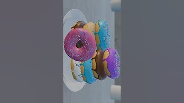 Blender guru donut rendered video #tutorial #blenderguru #3danimation