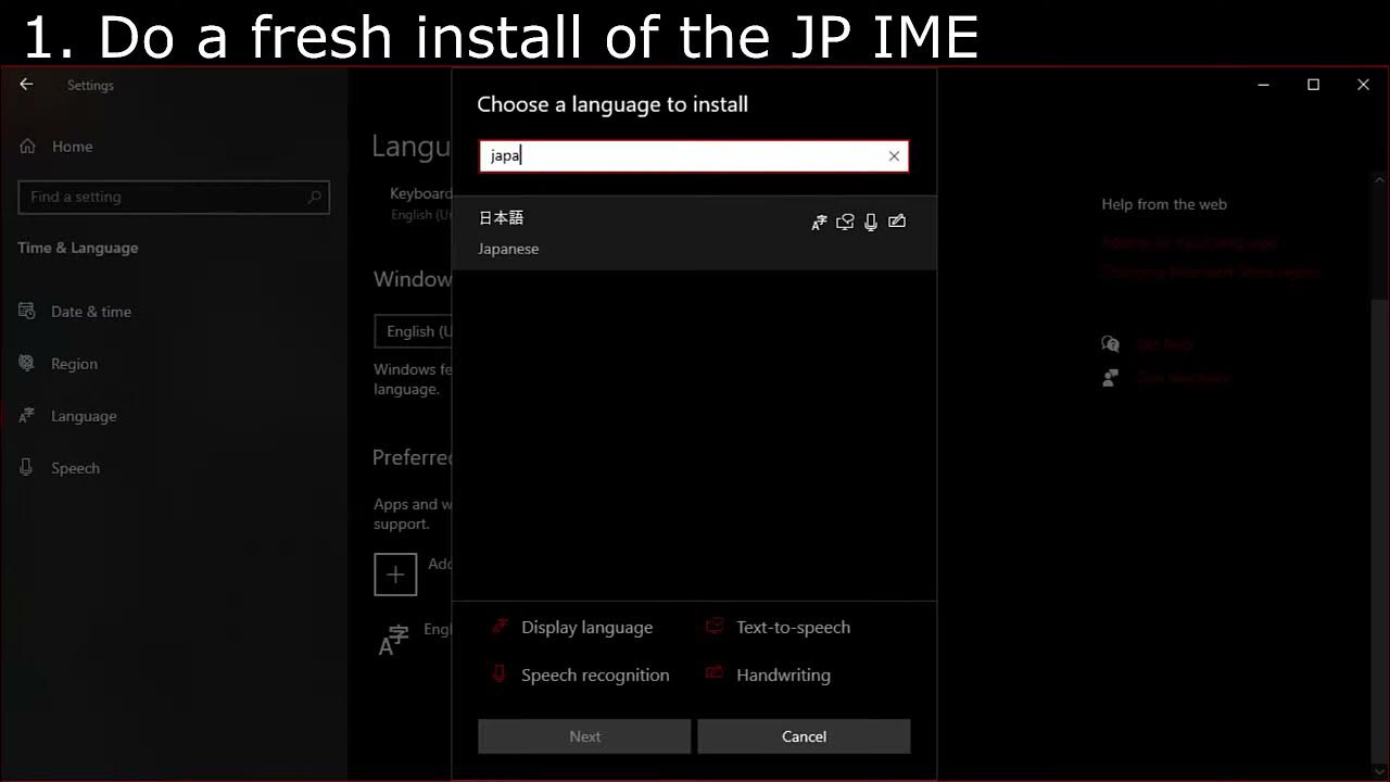 How to fix the Windows 10/11 Japanese IME YouTube