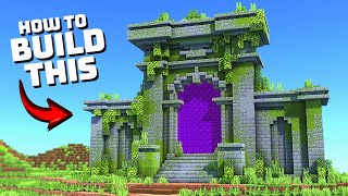 How to Build a Mossy Nether Portal | Minecraft Tutorial by MrMattRanger 4,660 views 2 months ago 21 minutes