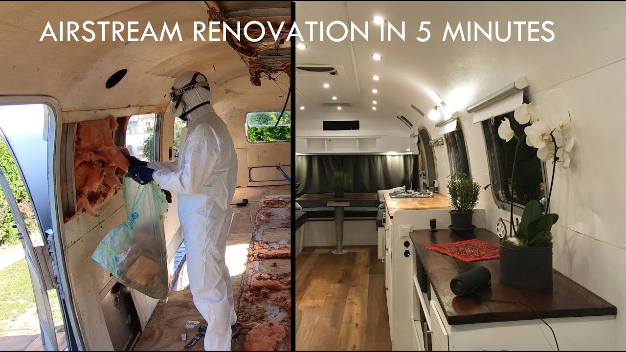 Airstream Renovation In 5 Minutes Pinkrambutan Youtube