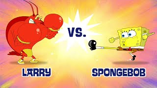 Reef Rumble Larry vs Spongebob Mr Krabs Squidward Patrick Sandy [Tournament of Power 2022]