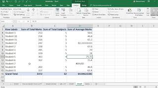 EXCEL:Pivot table- How to hide, blank, replace unnecessary errors that can be ignored in pivot table