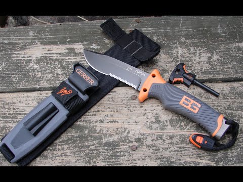 Video: Knife for survival Gerber Bear Grylls Ultimate: paglalarawan, mga review