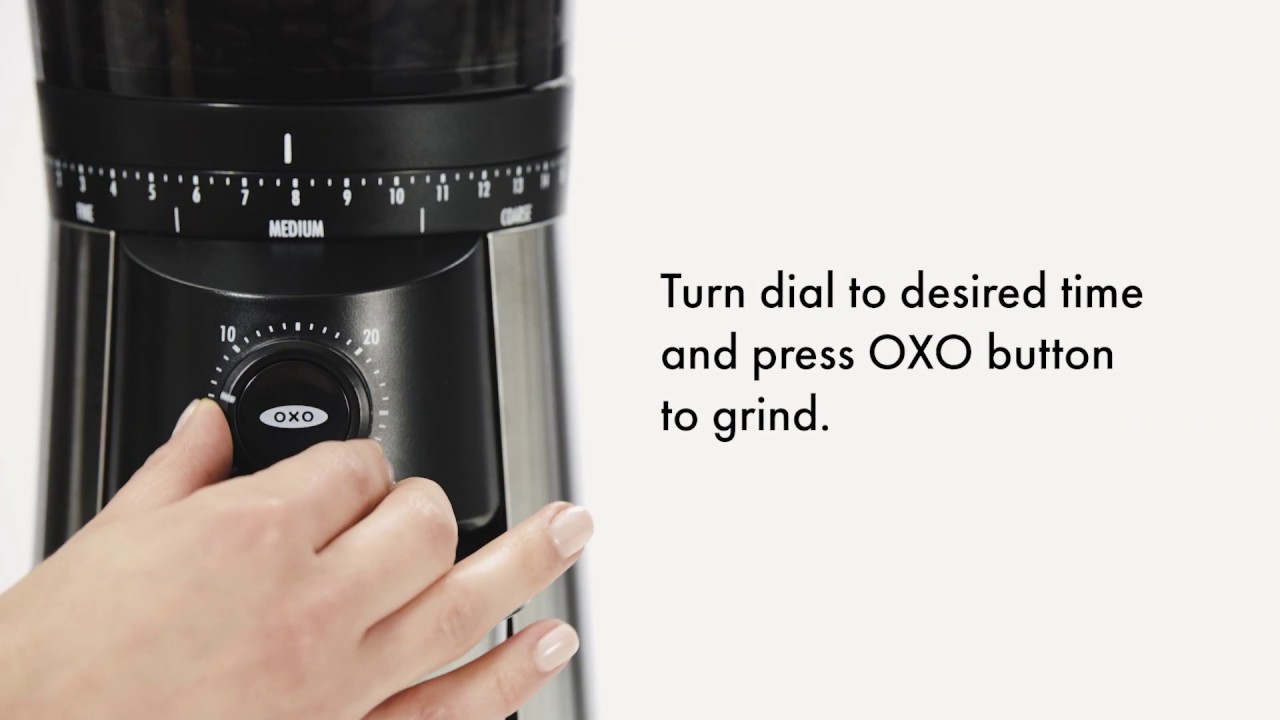 How to Use the OXO Brew Conical Burr Coffee Grinder