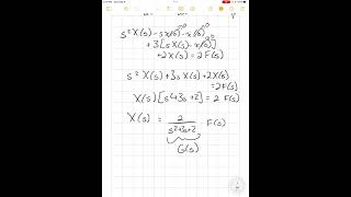 10 - Example: solving a differential equation for the transfer function