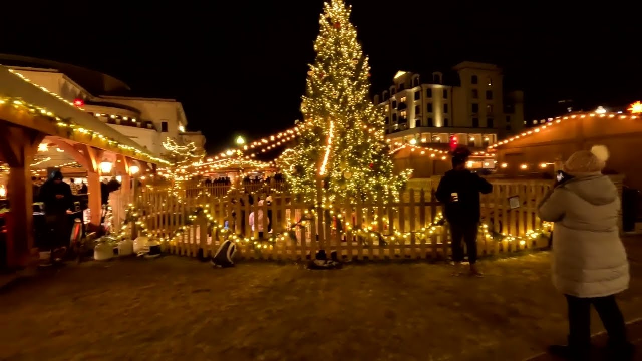 Carmel Indiana Christmas Market 🎄 Walking Tour [4K]