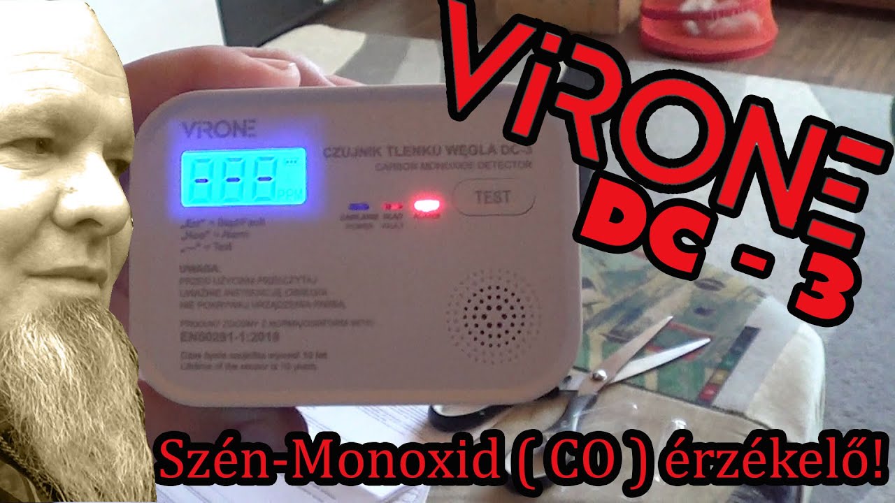 Virone DC-3   -   Szén - Monoxid érzékelő.