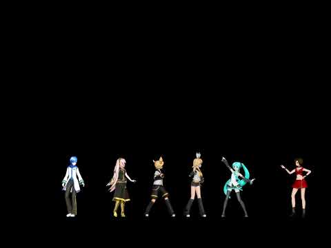 Blessing - MMD [ feat.Miku Kaito Meiko Len Rin Luka ]