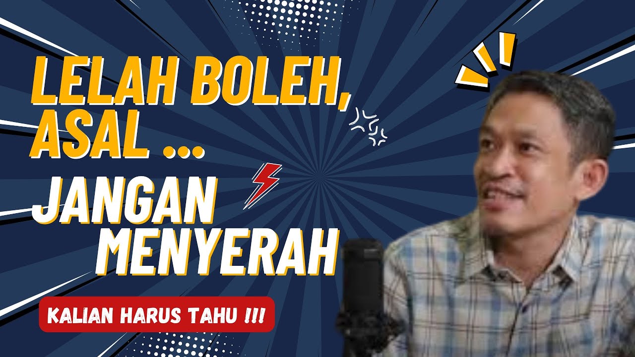 Lelah Boleh, Asal Jangan Nyerah!! | Ngaji Filsafat - DR. H. Fahruddin Faiz, S.Ag., M.Ag.