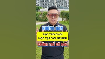 Cách tạo trò chơi học tập trên gemini #aimarketing #ungdungai