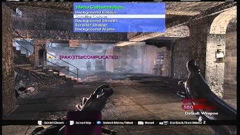 Call of Duty:WaW Zombies Mod menu