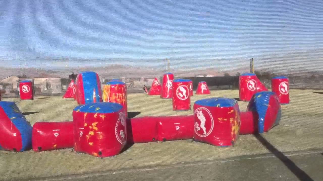 Vegas Xtreme paintball 2 v 1 recreational paintball game YouTube