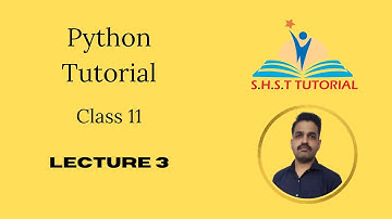 Operators and Punctuators | Lecture 3 | Python | I.P. | Class - 11
